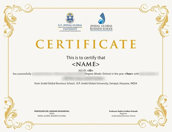 Sample Certificate